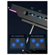 پایه خنک کننده لپ تاپ کول کلد مدل F5 RGB شش فن