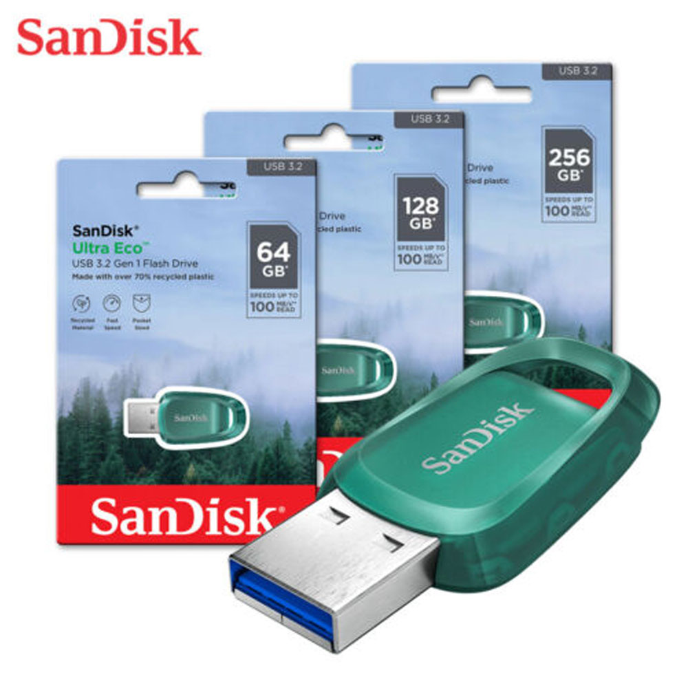 فلش ۶۴ گیگ سن دیسک Sandisk Ultra Eco USB3.2