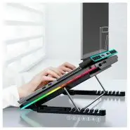پایه خنک کننده لپ تاپ کول کلد مدل F5 RGB شش فن