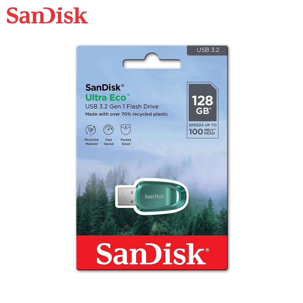 فلش 128 گیگ سن دیسک Sandisk Ultra Eco USB3.2