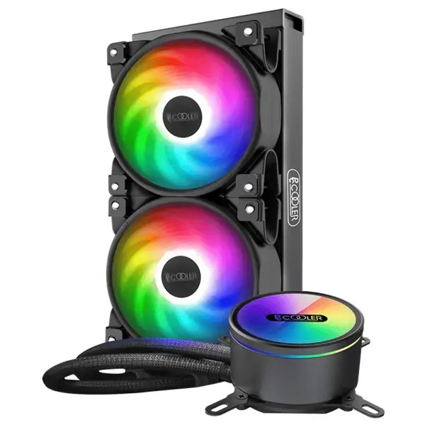 خنک کننده مایع پی سی کولر PC COOLER GI-CX240 ARGB