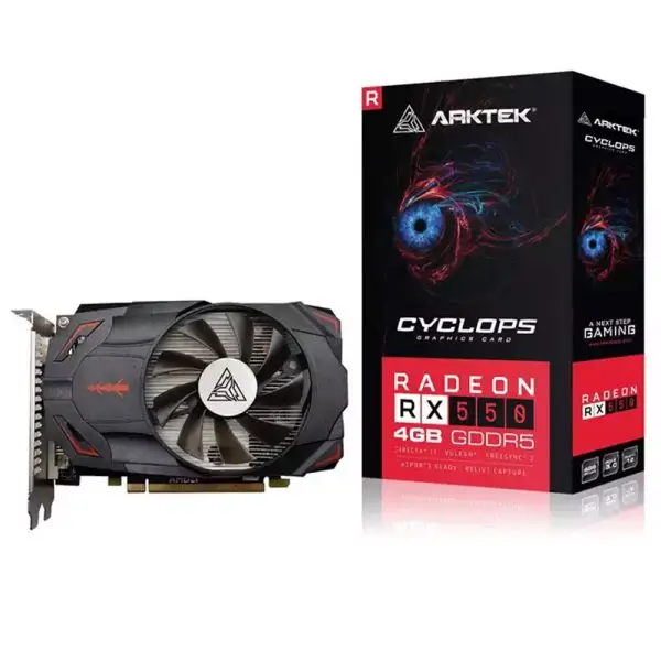 کارت گرافیک آرک تک مدل ARKTEK VGA RX550 4GB DDR5 LP