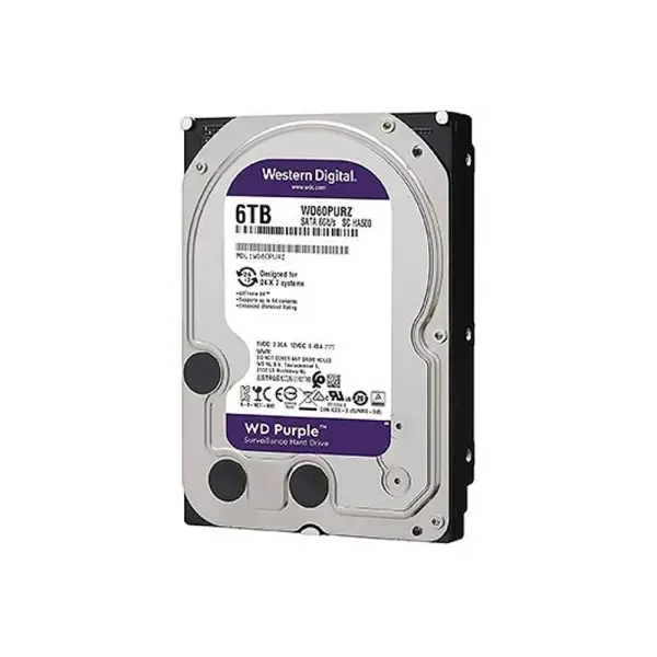 هارددیسک اینترنال وسترن دیجیتال بنفش WD PURPLE 6TB