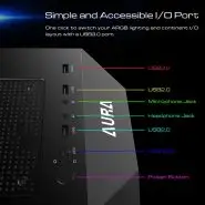 کیس کامپیوتر گیمدیاس مدل Gamedias Aura GC1
