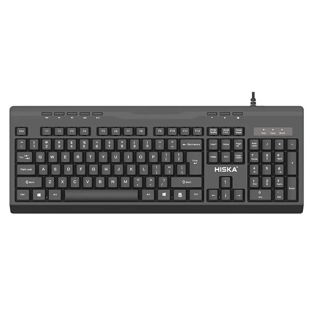 کیبورد سیم دار هیسکا HISKA HX-KE200