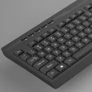 کیبورد سیم دار هیسکا HISKA HX-KE200