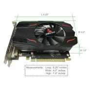 کارت گرافیک بایواستار BIOSSTAR Radeon RX550 4GB D5