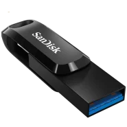 فلش مموری سن دیسک مدل Ultra Dual Drive Go ظرفیت 64 گیگابایت