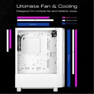 کیس کامپیوتر گیمدیاس مدل Gamedias ATHENA M6 ELITE WH