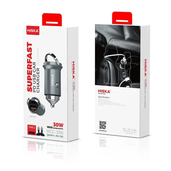 شارژر فندکی هیسکا HISKA HCC-306