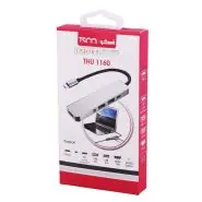 هاب 5 پورت تایپ سی تسکو مدل HUB TYPE-C TSCO THU 1160