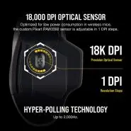 ماوس بی سیم گیمینگ کورسیر CORSAIR DARK CORE RGB PRO