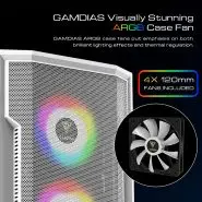 کیس کامپیوتر گیمدیاس مدل Gamedias ATHENA M6 ELITE WH