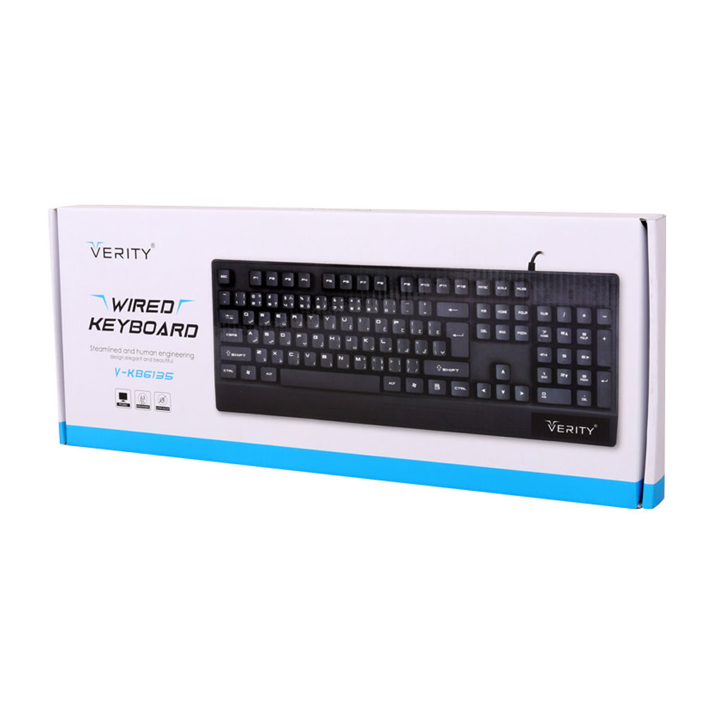 کیبورد سیم دار وریتی مدل Verity KB6135