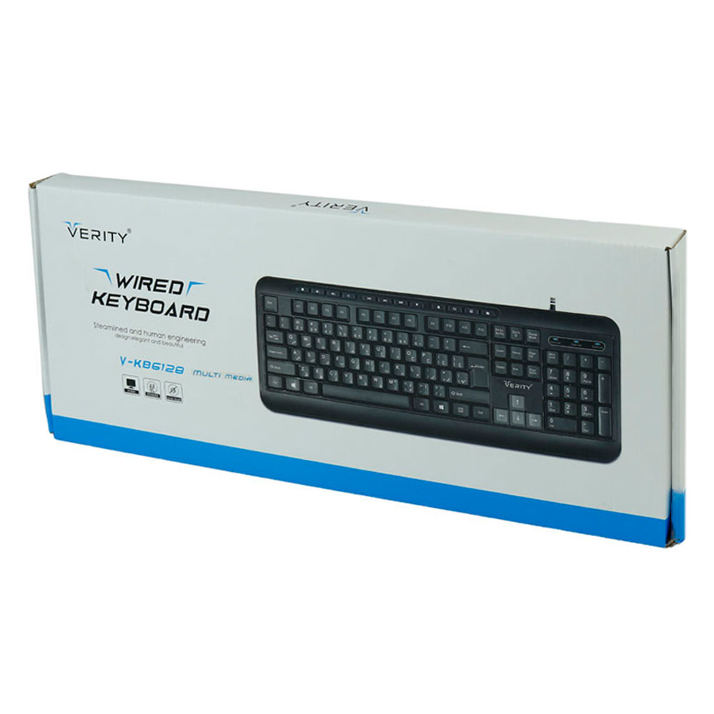کیبورد سیم دار وریتی مدل Verity KB6128