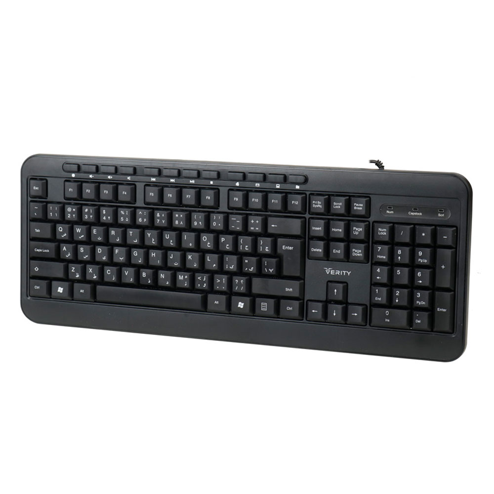 کیبورد سیم دار وریتی مدل Verity KB6128