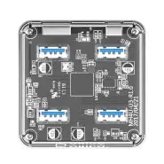 هاب ۴ پورت USB 3.0 شفاف اوریکو ORICO MH4U-U3