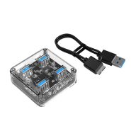 هاب ۴ پورت USB 3.0 شفاف اوریکو ORICO MH4U-U3