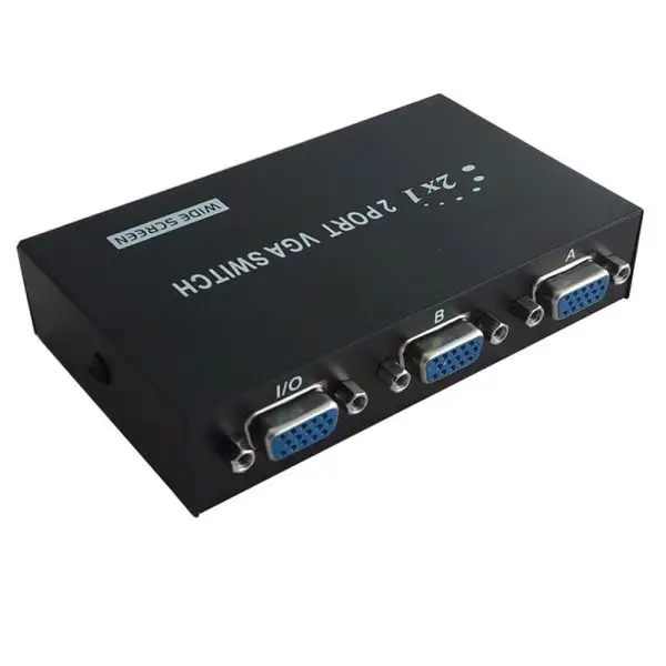 سوییچ 1 به 2 کلید دار ENZO VGA SWITCH 2PORT VG-215