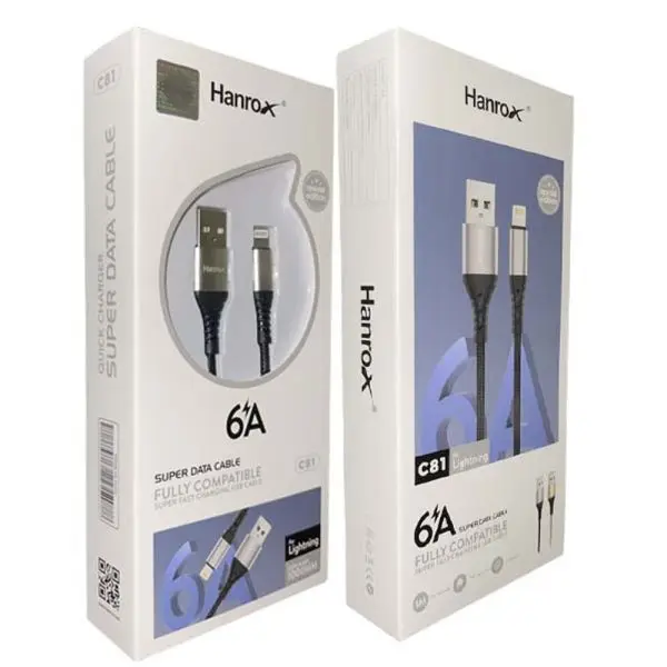 کابل آیفون فست شارژ Hanrox C81 1m