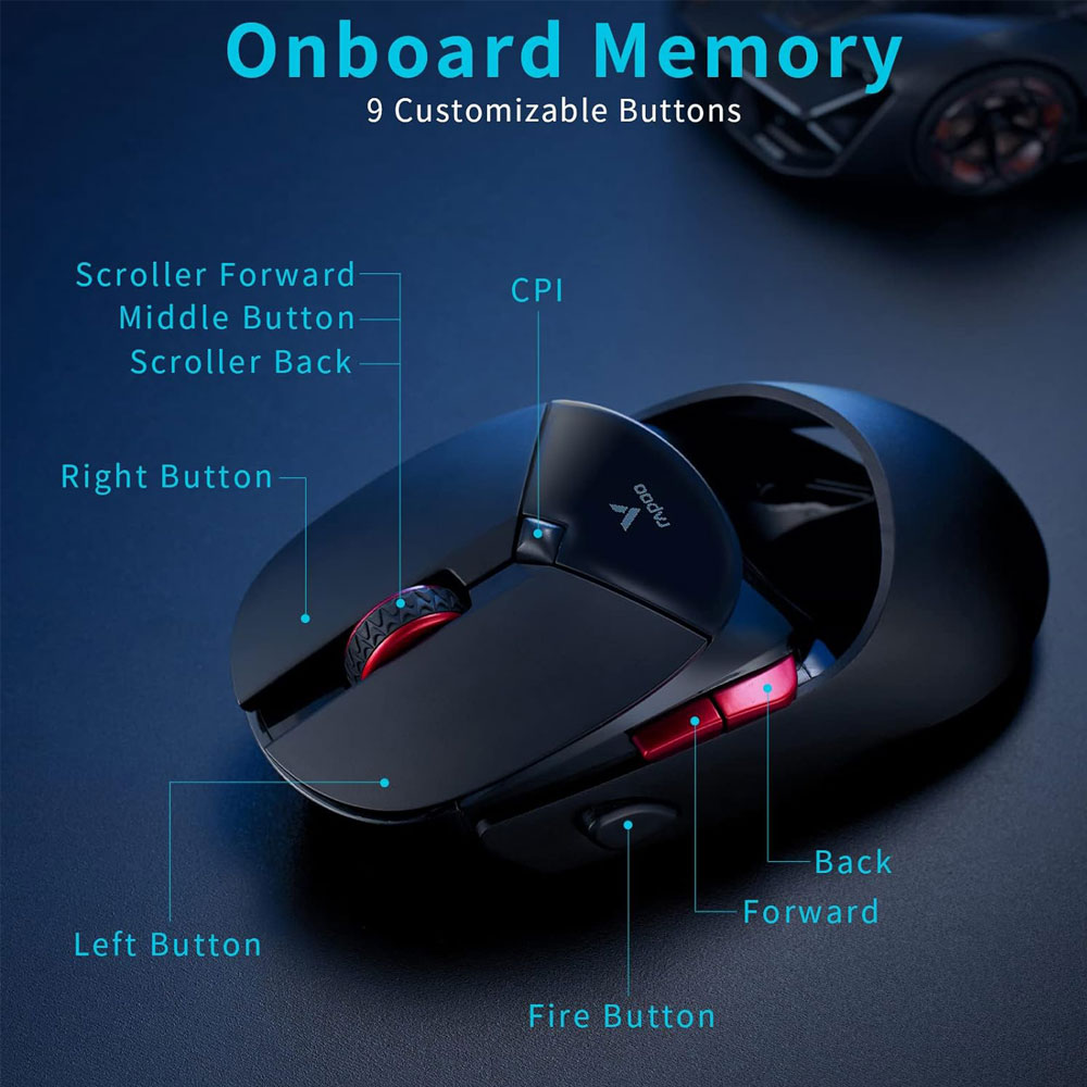 ماوس گیمینگ رپو RAPOO VT960S