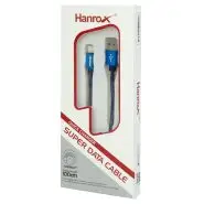 کابل آیفون فست شارژ Hanrox C80 3A 1m