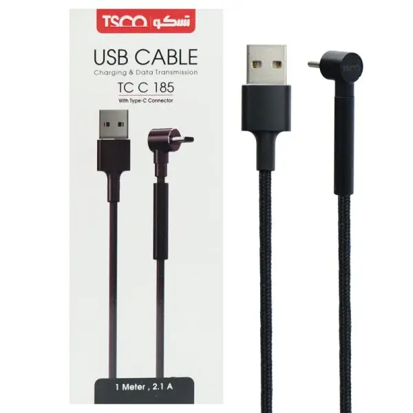 کابل شارژ تایپ سی تسکو مدل TSCO TC C185