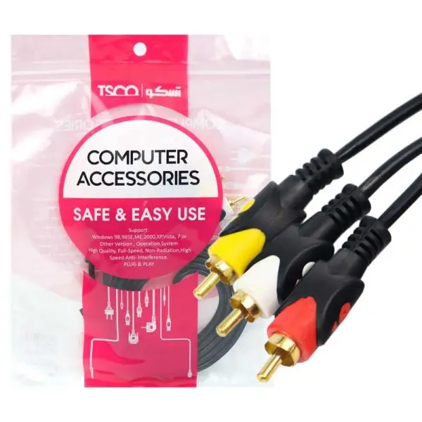 کابل ۳ به ۳ تسکو TSCO TC13 AV RCA