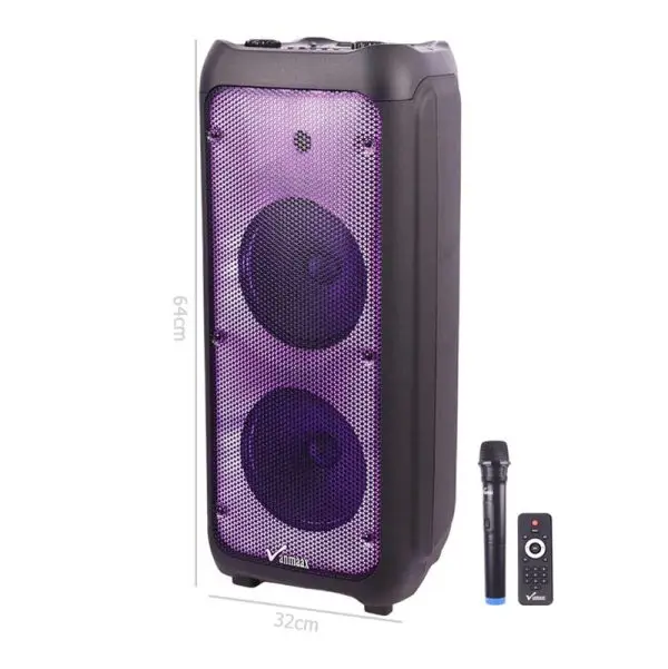 اسپیکر چمدانی بلوتوث وانمکس مدل Vanmaax MAX-1100