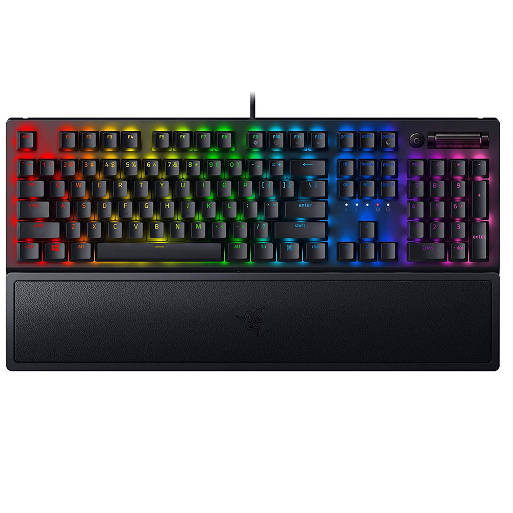 کیبورد مکانیکال گیمینگ ریزر RAZER BlackWidow V3 Yellow Switch