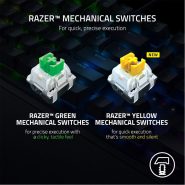 کیبورد مکانیکال گیمینگ ریزر RAZER BlackWidow V3 Yellow Switch