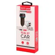 شارژر فندکی فست شارژ TSCO TCG 37 3A QC3.0 PD 30W + کابل تایپ سی
