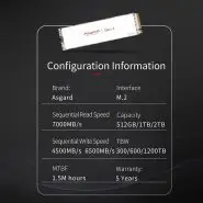 اس اس دی ازگارد AN4 M.2 NVMe PCIe 4.0 ظرفیت 2 ترابایت