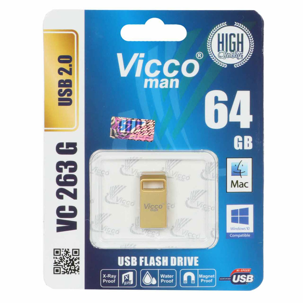 فلش Vicco man VC263 G USB2.0 Flash Memory 64GB