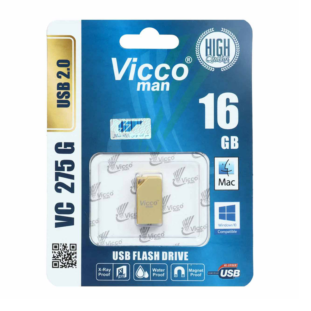 فلش Vicco man VC275 G USB2.0 Flash Memory-16GB