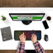 کیبورد باسیم گیمینگ میشن مدل Meetion K9320