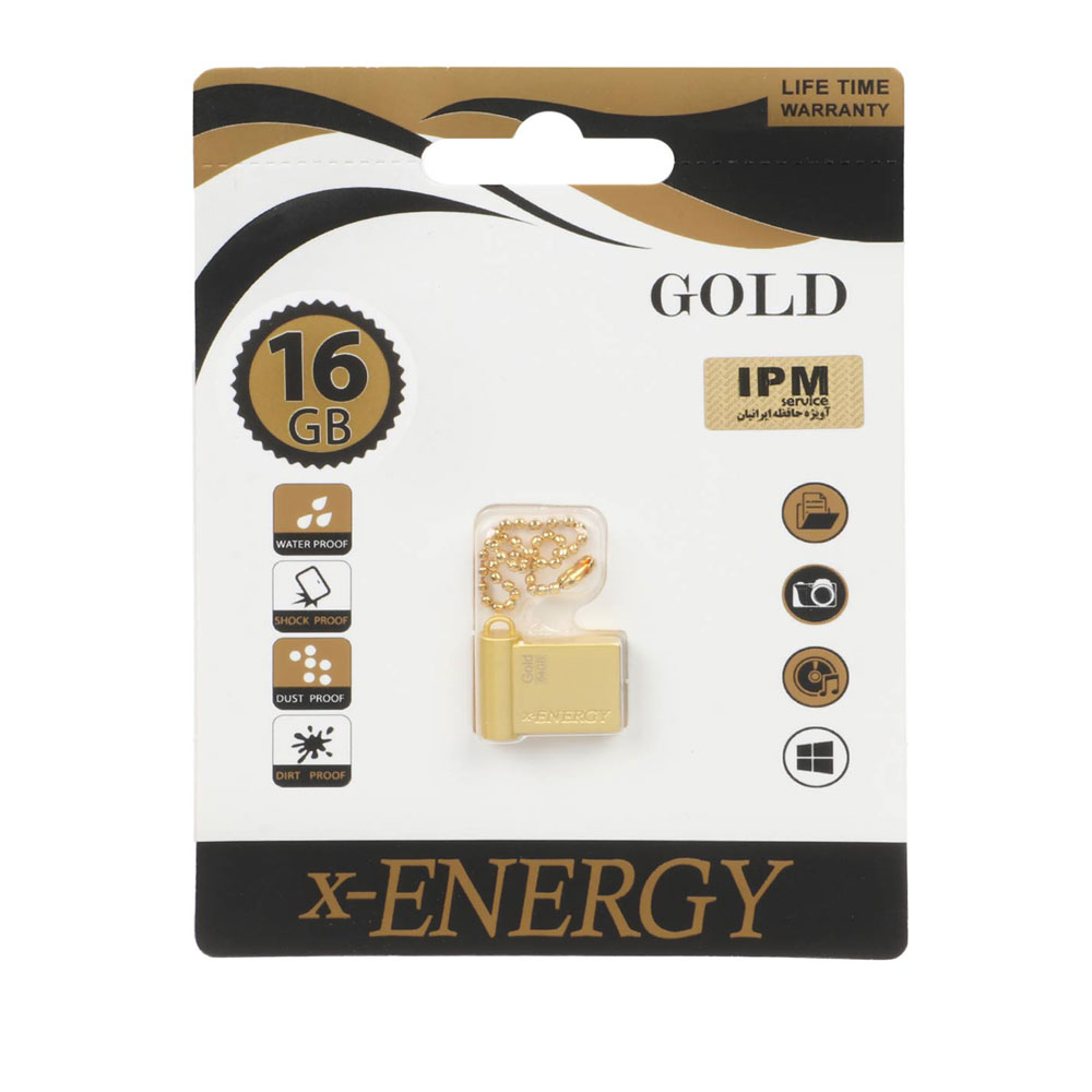 فلش مموری X-ENERGY Gold USB2.0 Flash Memory-16GB