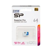 رم میکرو سیلیکون پاور Silicon Power microSDXC UHS-I U3 Class 10 Superior Pro-100MB/S – 64GB رنگی