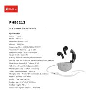 Provan PoroOne PHB3212 Bluetooth hands-free (AirPod).