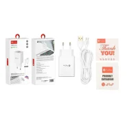 شارژر دیواری پرووان مدل PWC520 Quick Charge 18W به همراه کابل Type-c ا ProOne PWC520 Quick Charge 18W Wall Charger With Type-c Cable