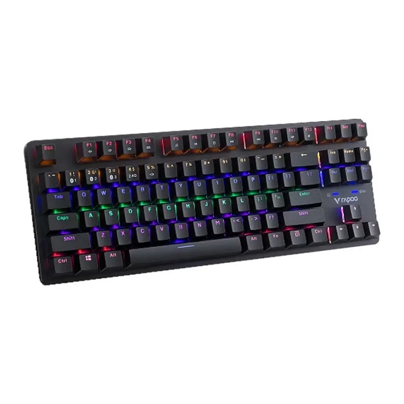 کیبورد گیمینگ فول مکانیکال رپو مدل RAPOO V500 PRO-87