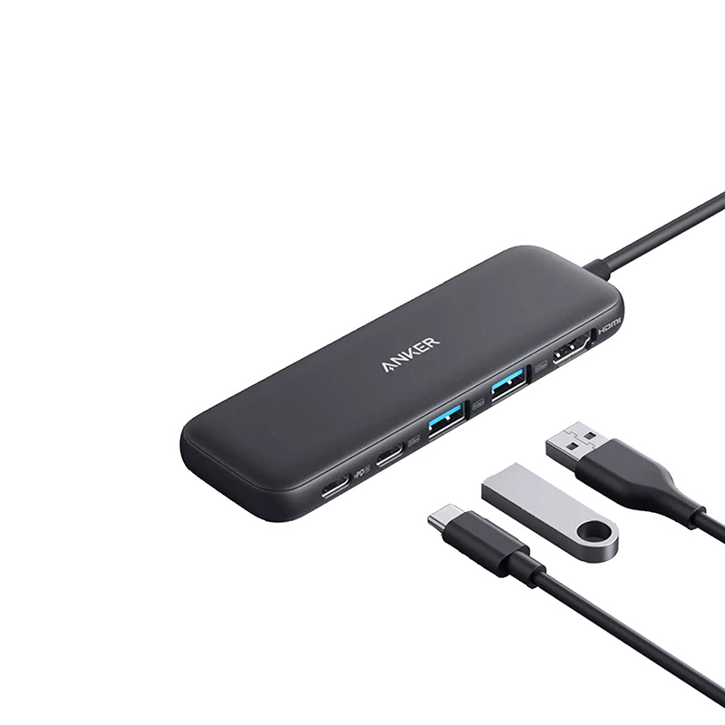 هاب 5 پورت انکر HUB USB-C مدل A8355