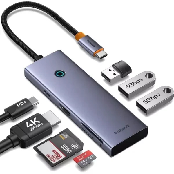 هاب 7 پورت بیسوس Type-C مدل UltraJoy B00052803811