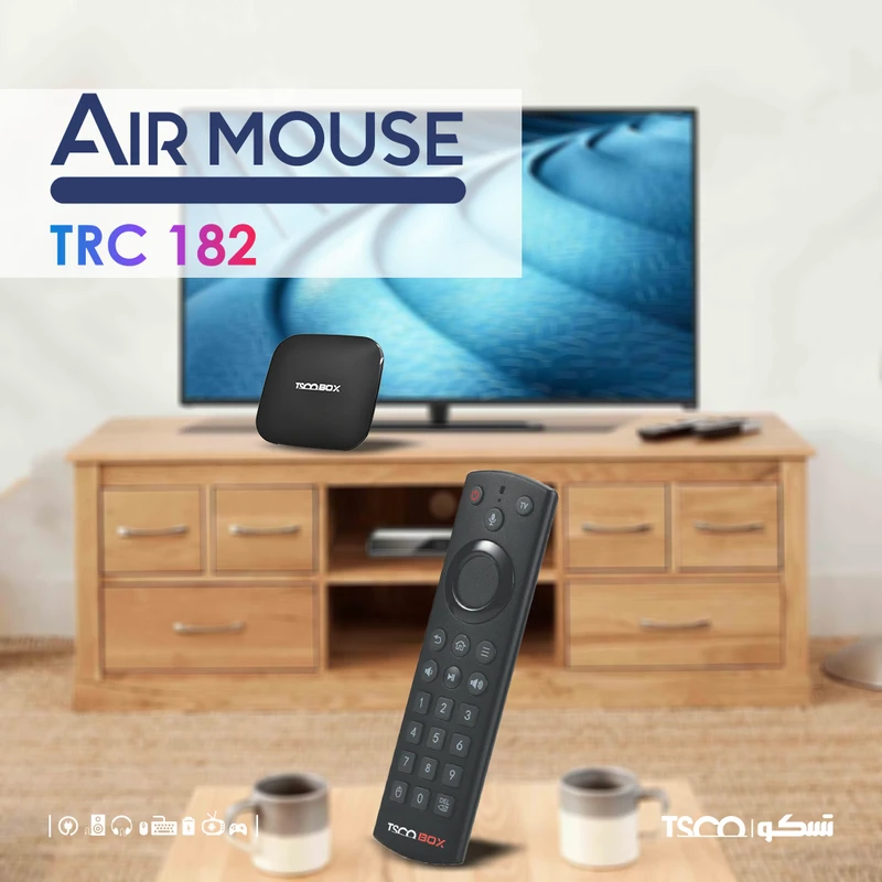کنترل از راه دور مشکی تسکو ریموت کنترل تسکو مدل TRC 182