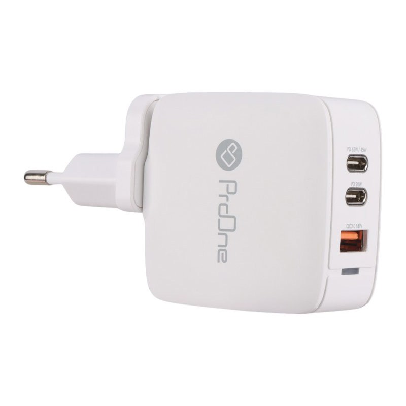 ProOne PWC565 3Port 3A QC3.0 PD 45W Fast Wall Charger