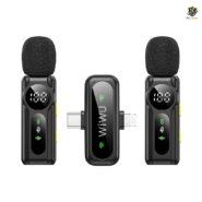 میکروفون بی سیم Wiwu Type-C/Lightning مدل Wi-WM007 - مشکی (گارانتی شش ماهه شرکتی)