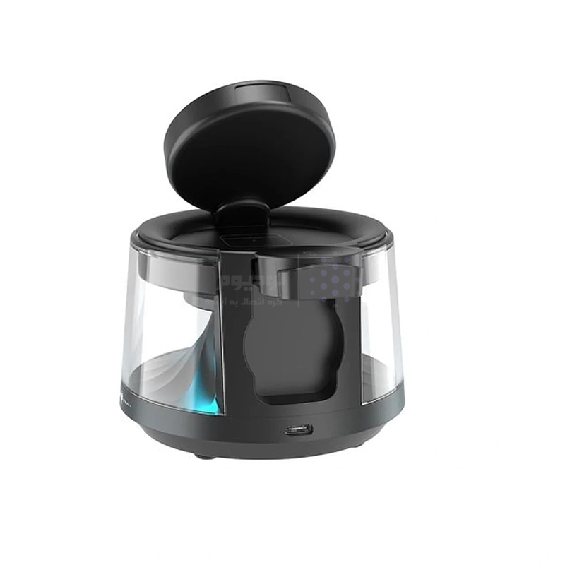 اسپیکر و شارژر وایرلس پنج کاره Wiwu مدل Flow wi-w039 - مشکی (گارانتی شش ماهه شرکتی)