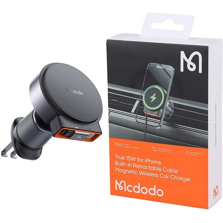 پایه نگهدارنده و شارژر بی سیم گوشی موبایل مک دودو مدل MCDODO CH-3000