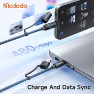 کابل شارژ و دیتا ۴ کاره مک دودو مدل MCDODO CA-1990