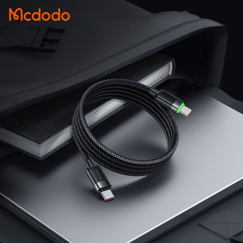 MCDODO CA-200 Fast Chrage 60W PD 3A Type-c to Type-c Magnetic Self-Winding Data Cable 1.2m